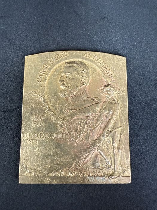 Placheta Bronz 1906 rara