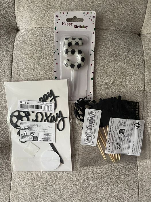 Zi de nastere cu tematica FOTBAL - aranjament