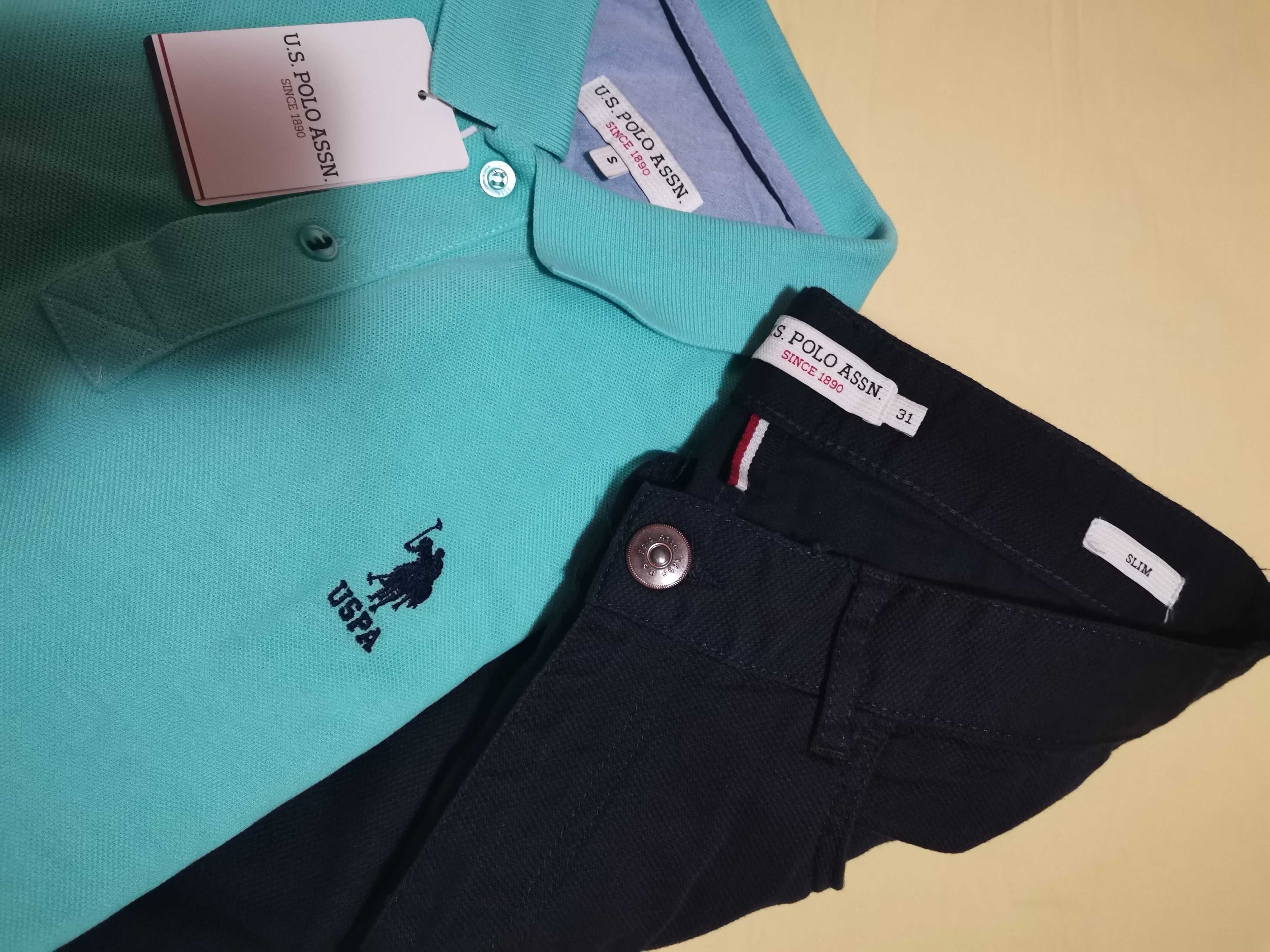 Тъмно син панталон U. S. POLO ASSN размер 31
