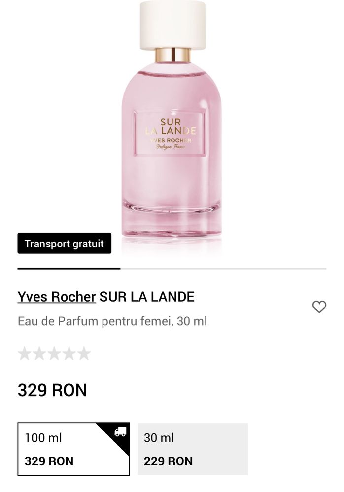 Parfum Yves Rocher  Sur la Lande