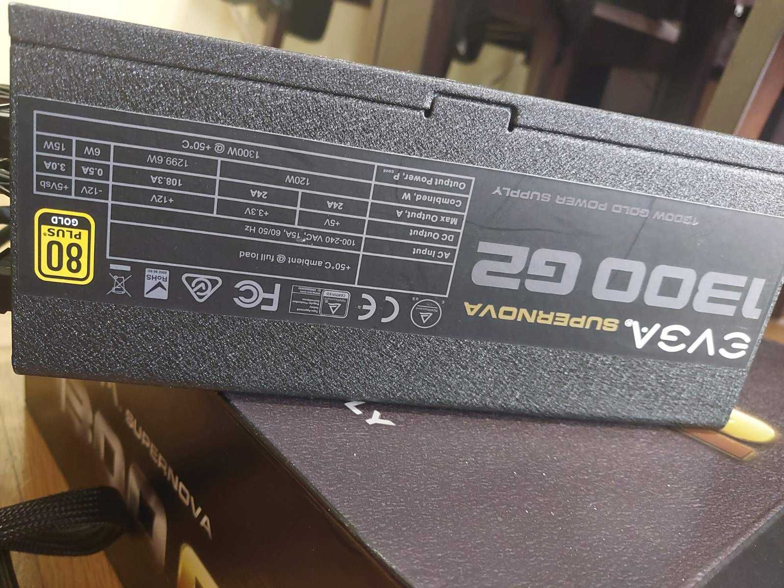 EVGA SuperNova 1300 G2, 80+Gold, 1300W
