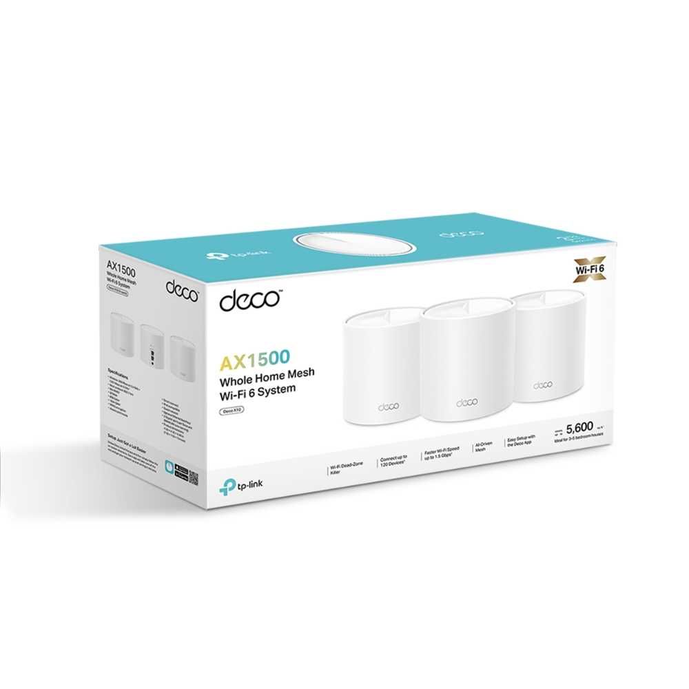 Wi-Fi Роутер AX1500 TP-link Deco X10(3-pack)