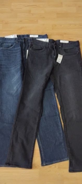 Blugi de iarnă barbati L/50 ,noi