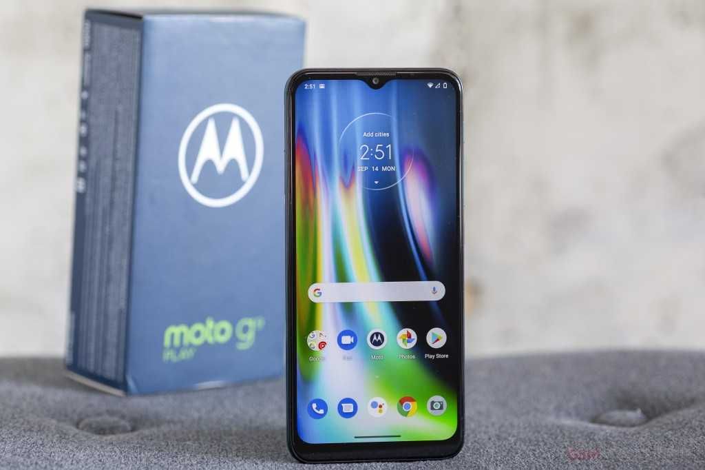 Telefon dual sim MOTOROLA Moto G9 Play 64 GB in cutie