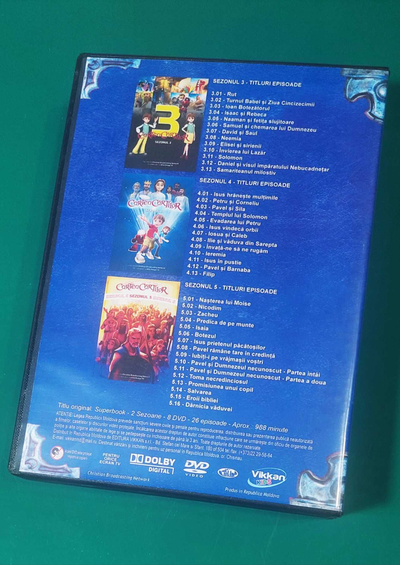 Cartea Cărților / Superbook Bible Story (TV Series) 3 & 4 & 5