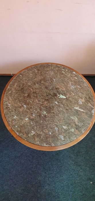 Masa de cafea lemn masiv + marmura