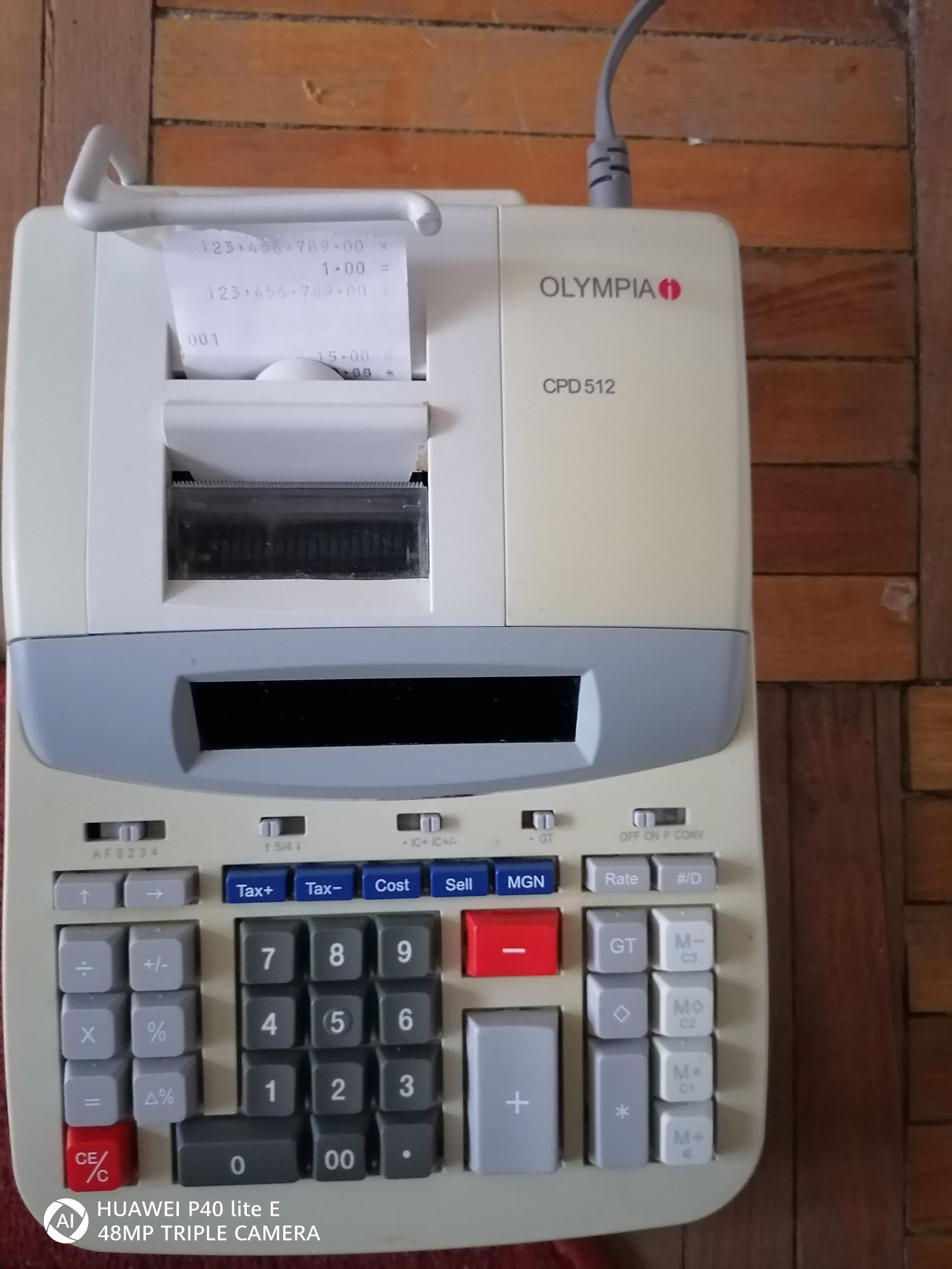 Calculator cu imprimare Olympia