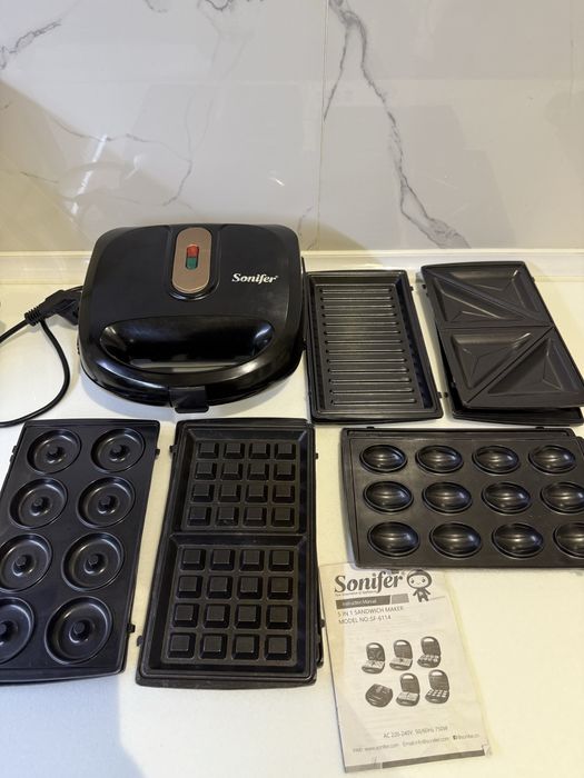 Электровафельница 5 в 1 Sonifer