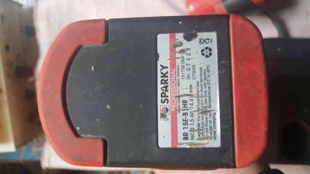 Винтоверт Спарки със стари батерии за възстановяване Sparky BR 15E