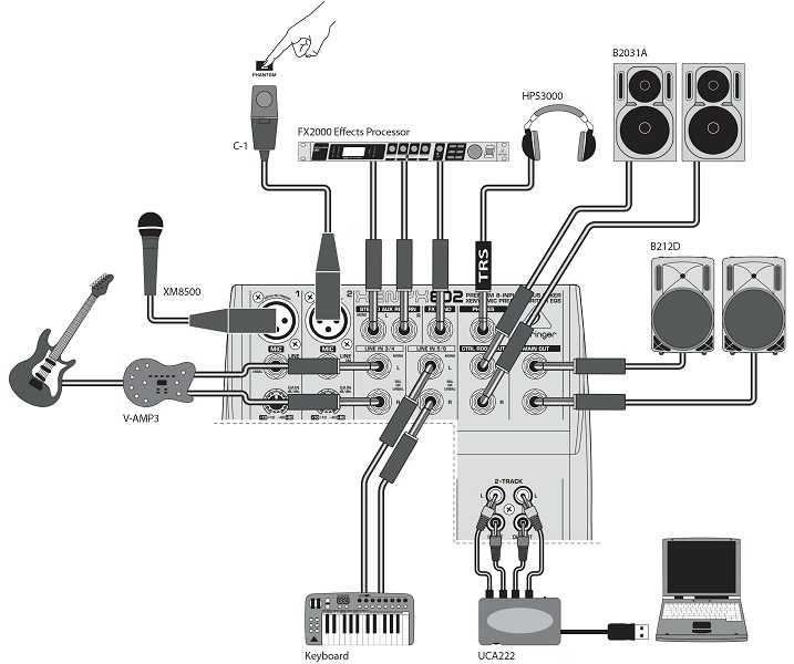 Микшерный пульт BEHRINGER XENYX 802