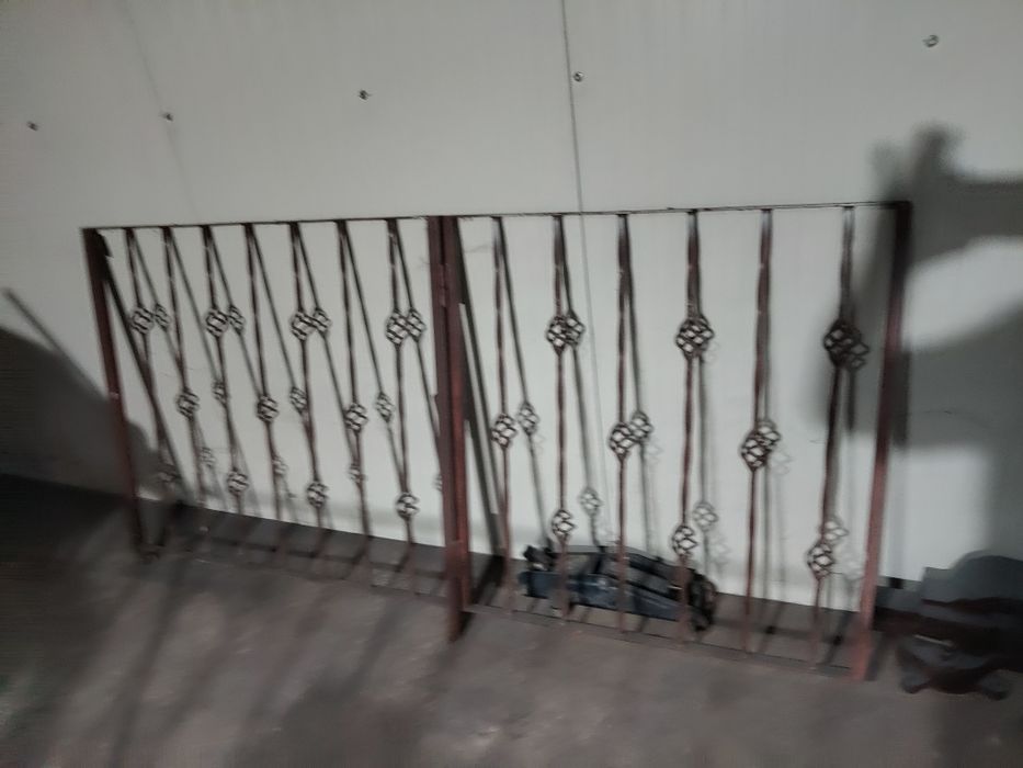 Balustrada/gard fier forjat masiv 5,20 m