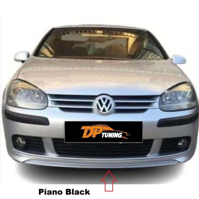 Преден Лип Спойлер VW GOLF 5 V 2003/2009, PIANO BLACK