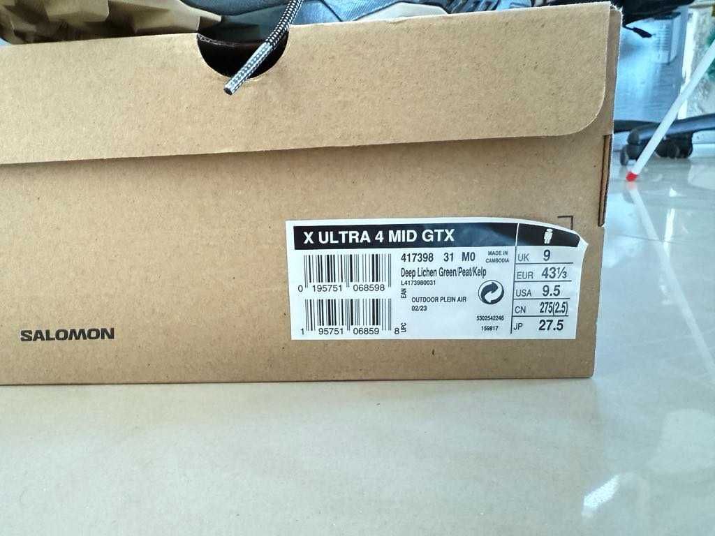 Туристически Обувки Salomon Shoes X Ultra 4 Mid Gtx - 43 1/3