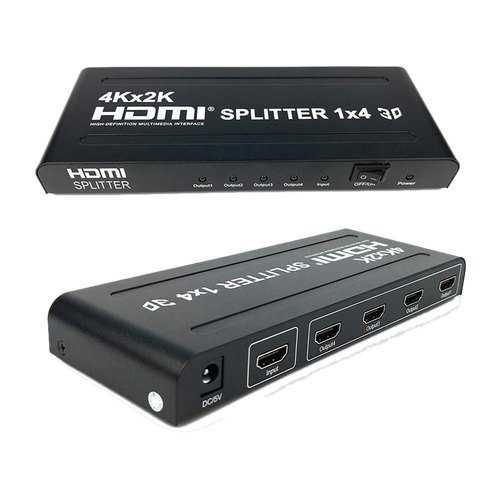 Разветвитель HDMI Splitter 1in 4Out 4K/2K Full UHD 1080p Поддержка 3D