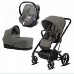 Carucior Cybex Balios S 3 in 1 + adaptori + husa iarna + suport pahar