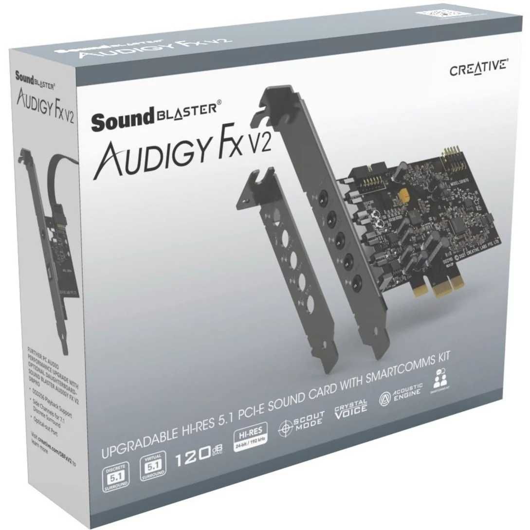Creative Sound Blaster Audigy Fx v2/Звукова карта/Low Profile