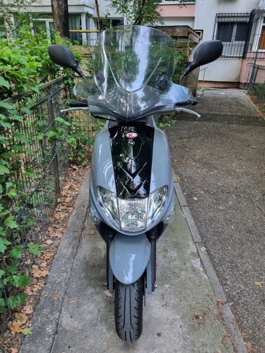Scuter Kymco Vitality 50 2t 2017 Nardo grey 10.000 km import Germania