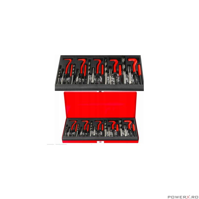 Kit profesional de reparare filete M5-M12 131 elemente VERKE