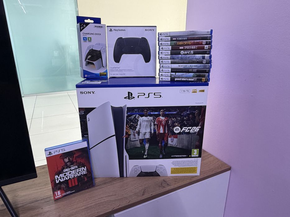 НОВЫЕ игровые приставки Sony PlayStation 5 Slim 1TB 2025/ГОД ГАРАНТИЯ!