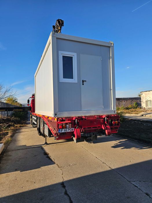 Container modular, birou, spatiu depozitare, organizare santier