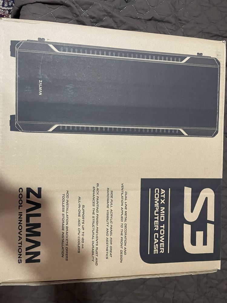 Продавам геймърски компютър Ryzen 5 5500 Rx 580 8gb 16RAM
