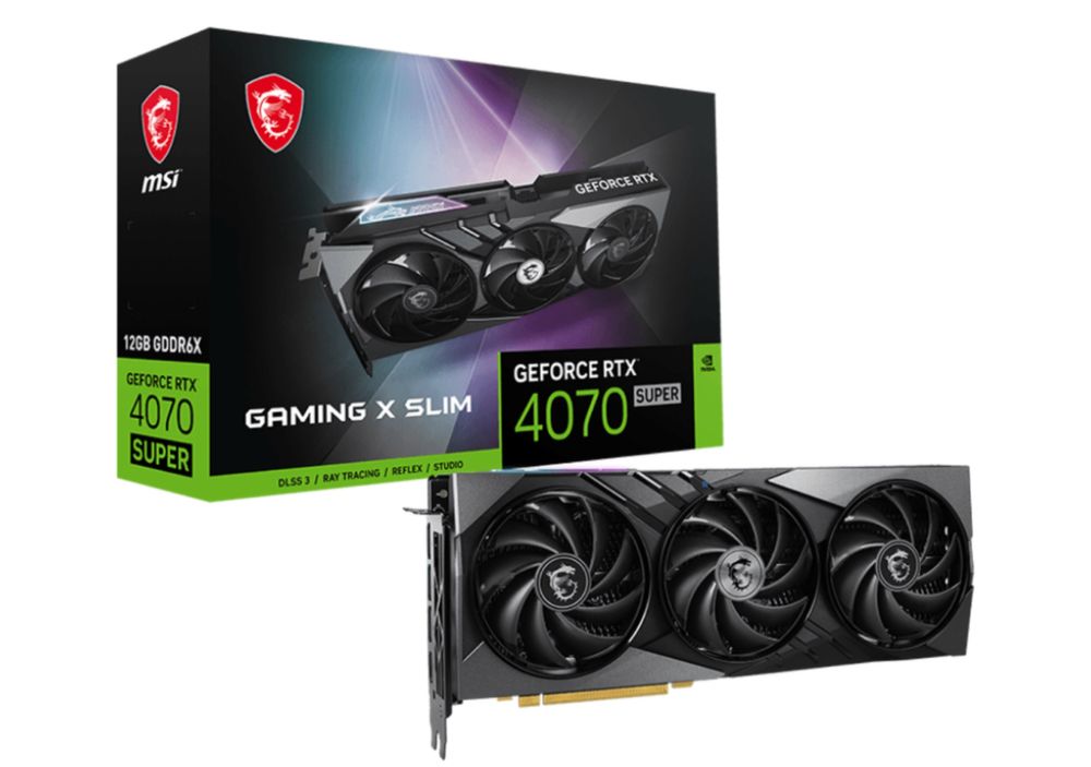 Видео карта MSI RTX 4070 Super Gaming X Slim (ГАРАНЦИЯ)