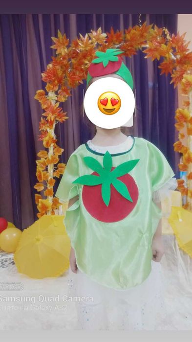 Дам на прокат костюм Помидора на 3-4-5 лет