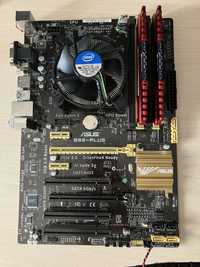 Комплект дъно, рам и процесор ASUS B85-PLUS / 8GB DDR3 / i5 4570