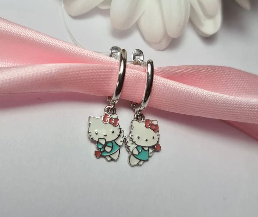 Детские серебряные серьги