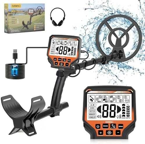 Нов OMMO Металотърсач за Възрастни с USB Зареждане и 6 Режима LCD