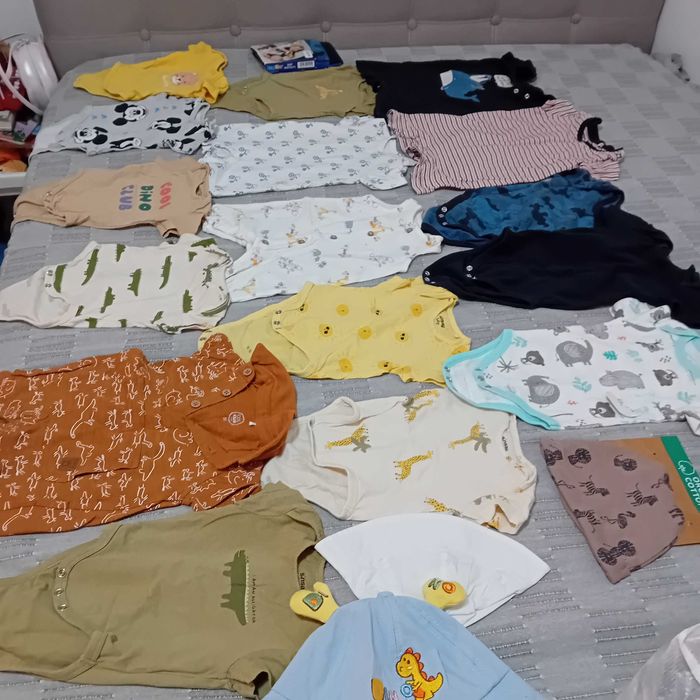 Lot haine vara bebe masura 56-68