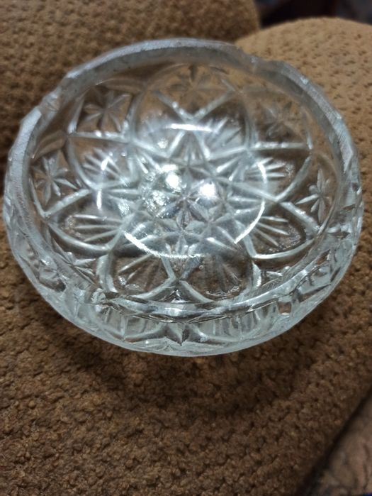 Хрустальная пепельница СССР раритет Винтаж