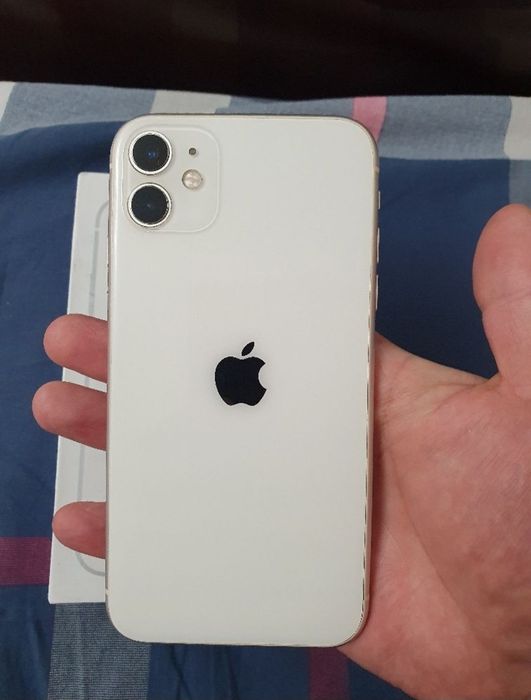Apple Iphone 11 128GB Silver White Original Karobka Holati Ideal Zor