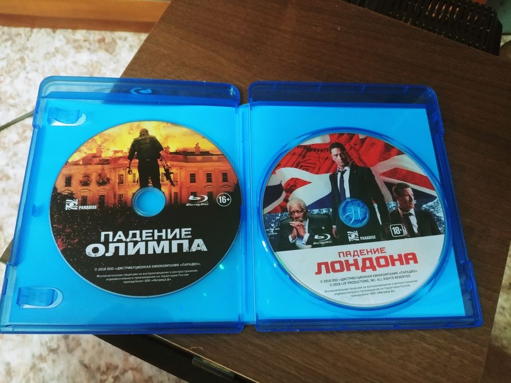 Продаю коллекцию фильмов Падение Лондона/Падение Олимпа (2BD) (BLU-RAY