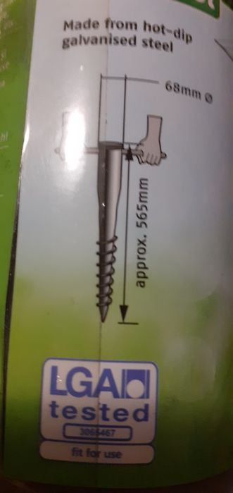 Нов Метален  Дюбел за Почва