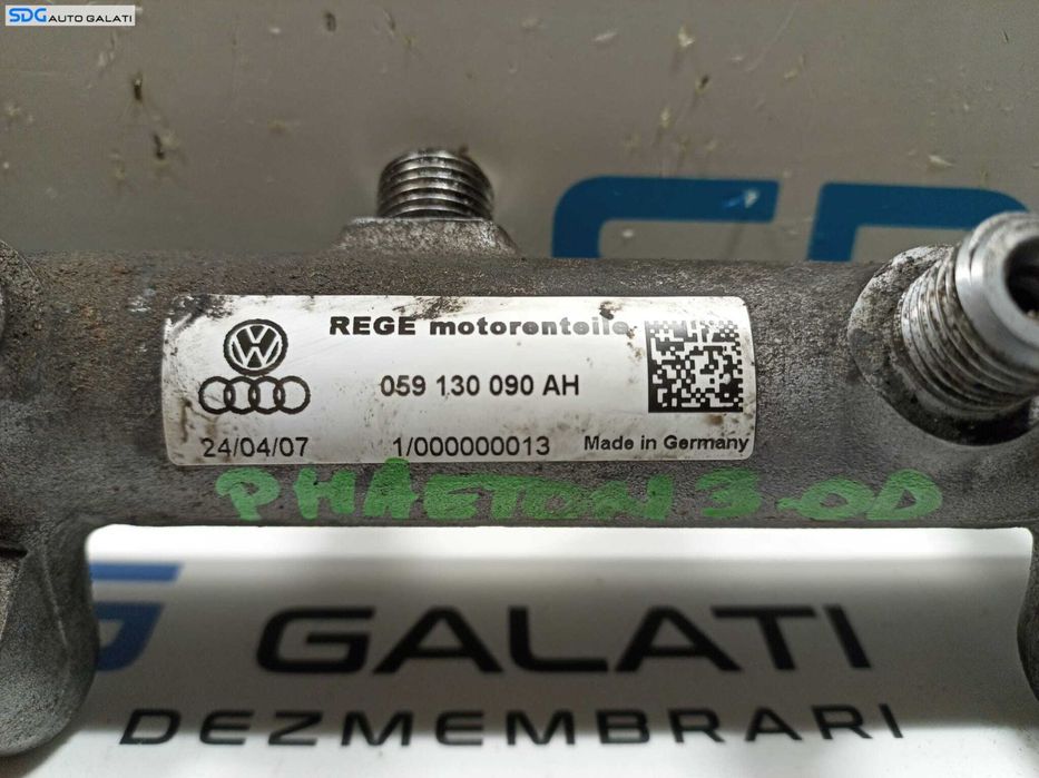 Rampa Presiune Injector Injectoare cu Senzor Regulator Audi Q7 3.0 TDI CASA CASB 2007 - 2011 Cod 059130090AH [X3468]