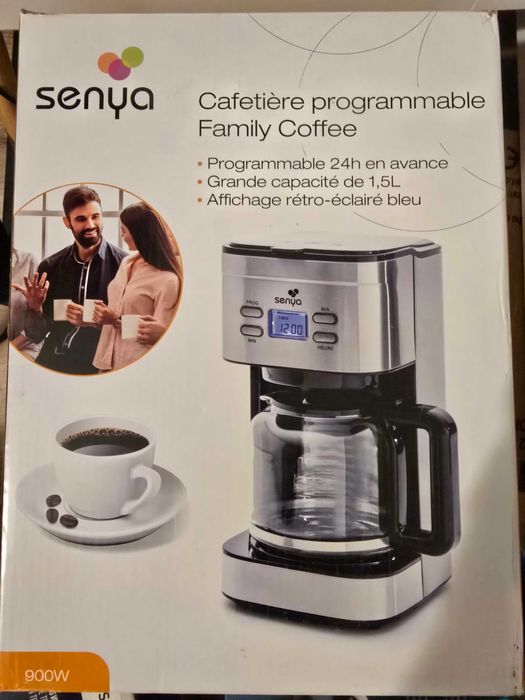 Espressor Senya SYBF-CM019, oțel inoxidabil, 1,5 litri