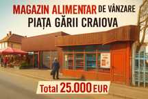 Magazin alimentar de vânzare – Piața Gării Craiova