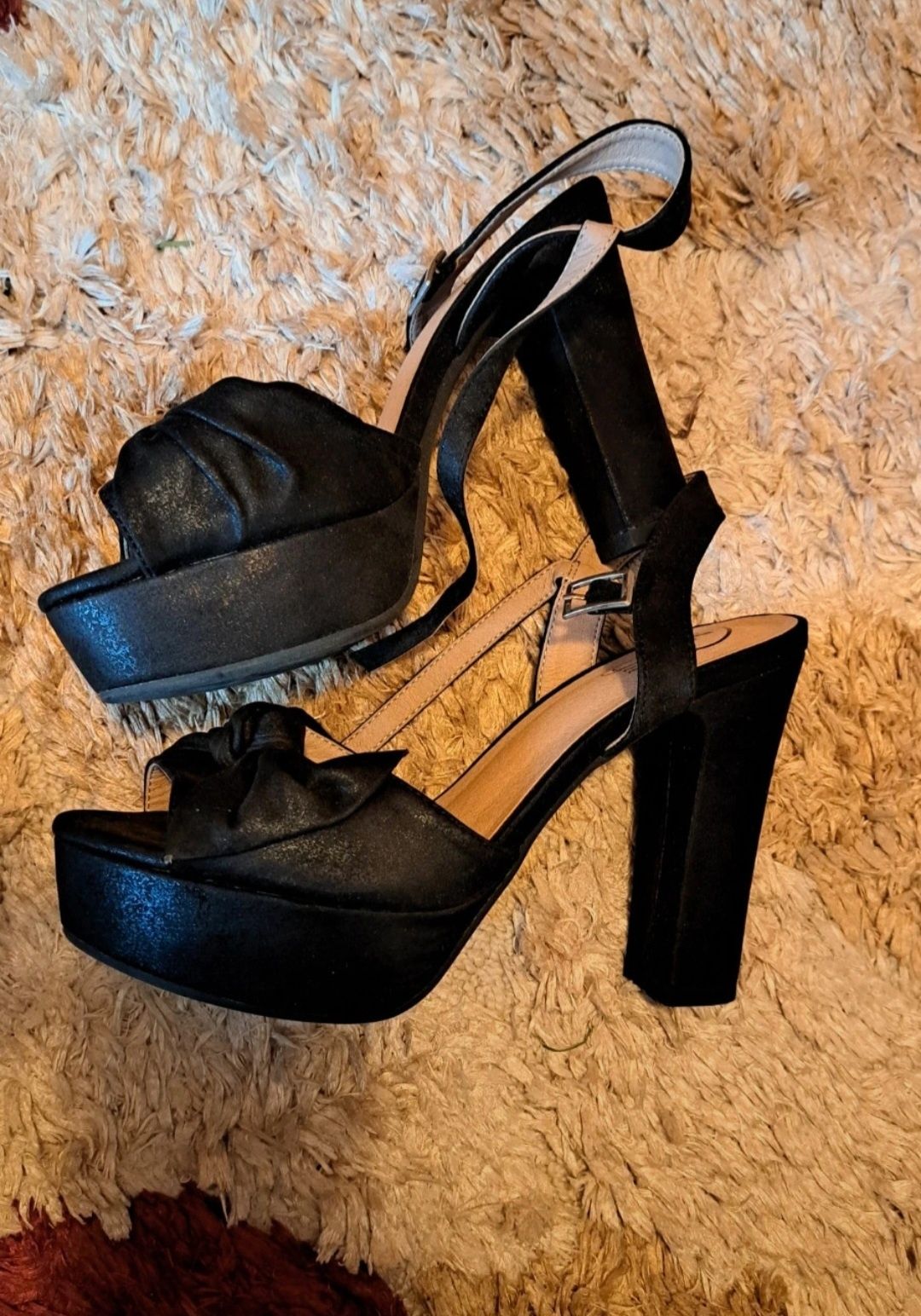 Pantofi negri Kylie marimea 38 Noi