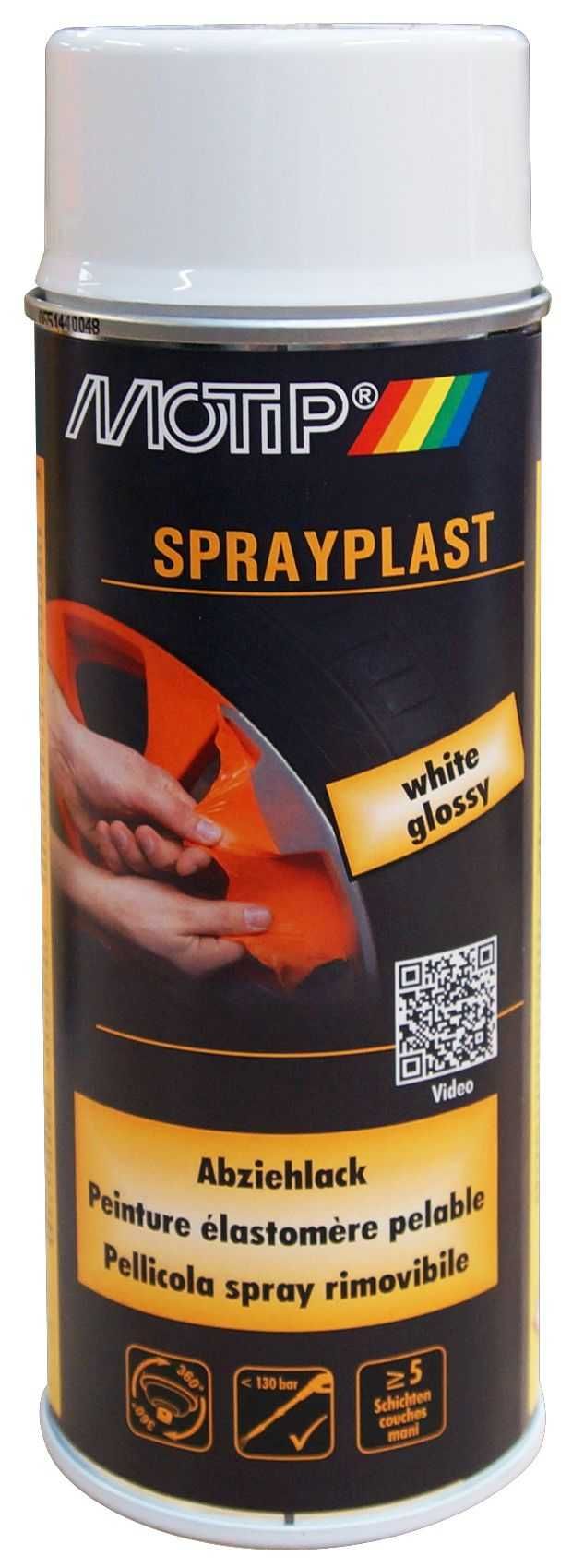 Motip SPRAY PLAST - иновативна гумена боя , различни цветове 500 мл.