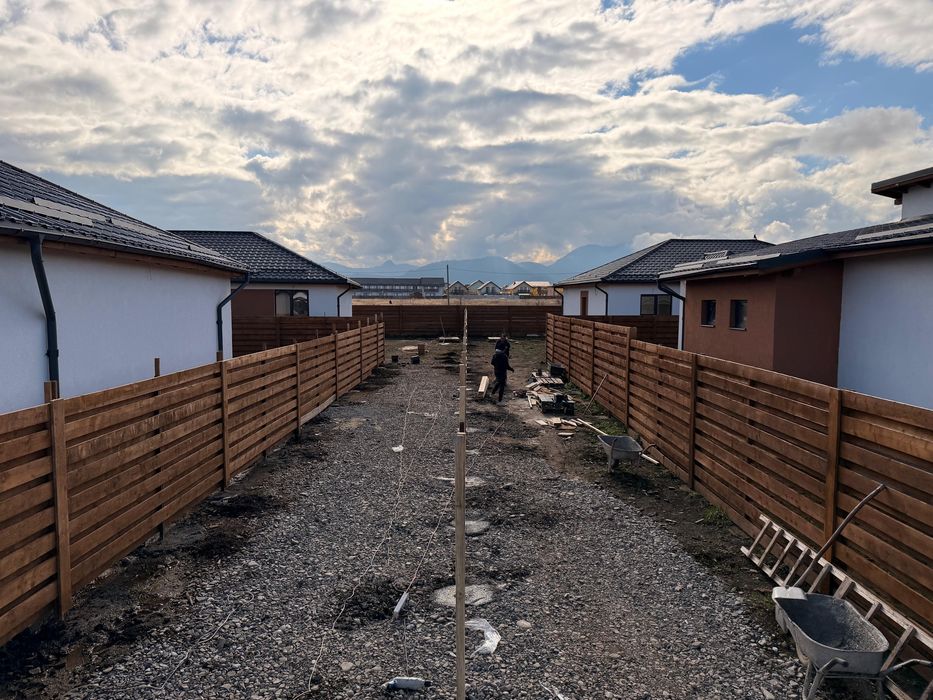 Casa parter INTABULATA cu utilitati,Izvor, teren 500 mp