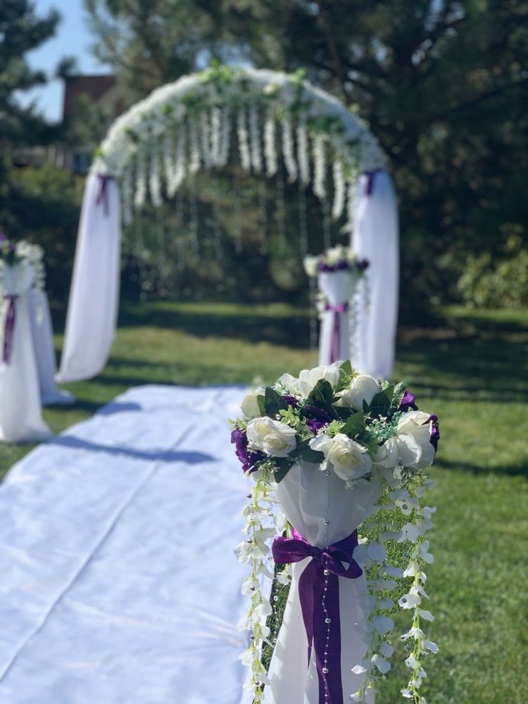 Свадебная церемония брака  регистрация арка ведущий торжество