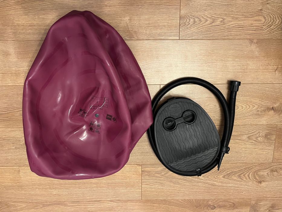 Minge Fitness marimea 1 / L (55 cm) Roz cu pompa de picior