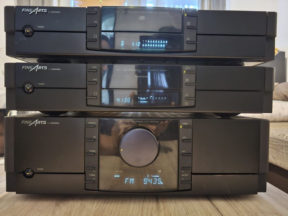 LINIE GRUNDIG FINE ARTS,Amplituner,Cd,deck3HEAD în stare buna de func