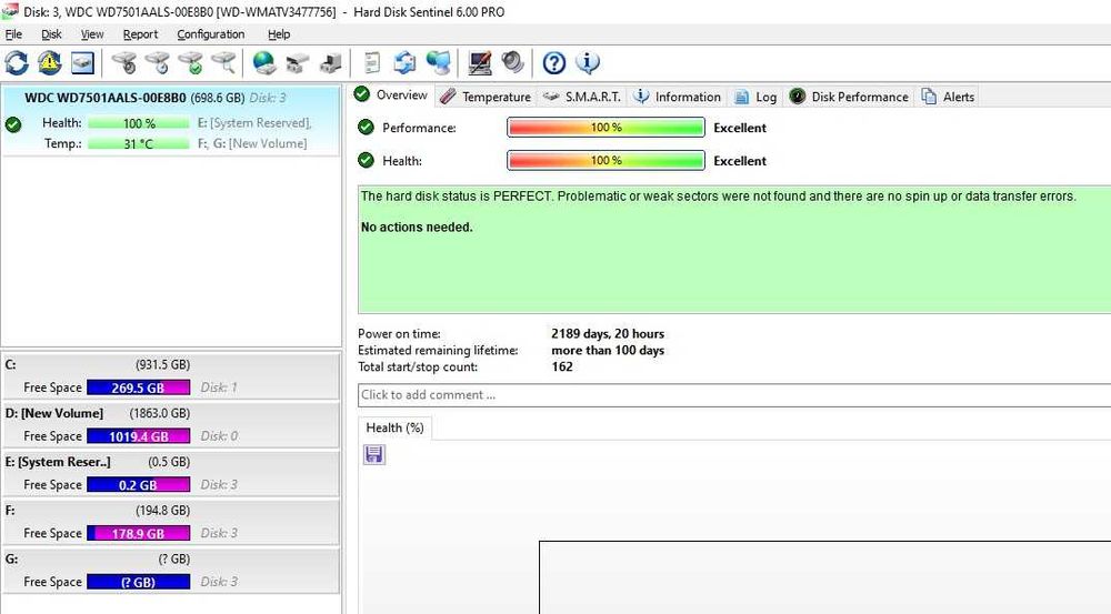 Hard disk desktop Western Digital 750GB 32MB 7200rpm SATA2 -WD7501AALS