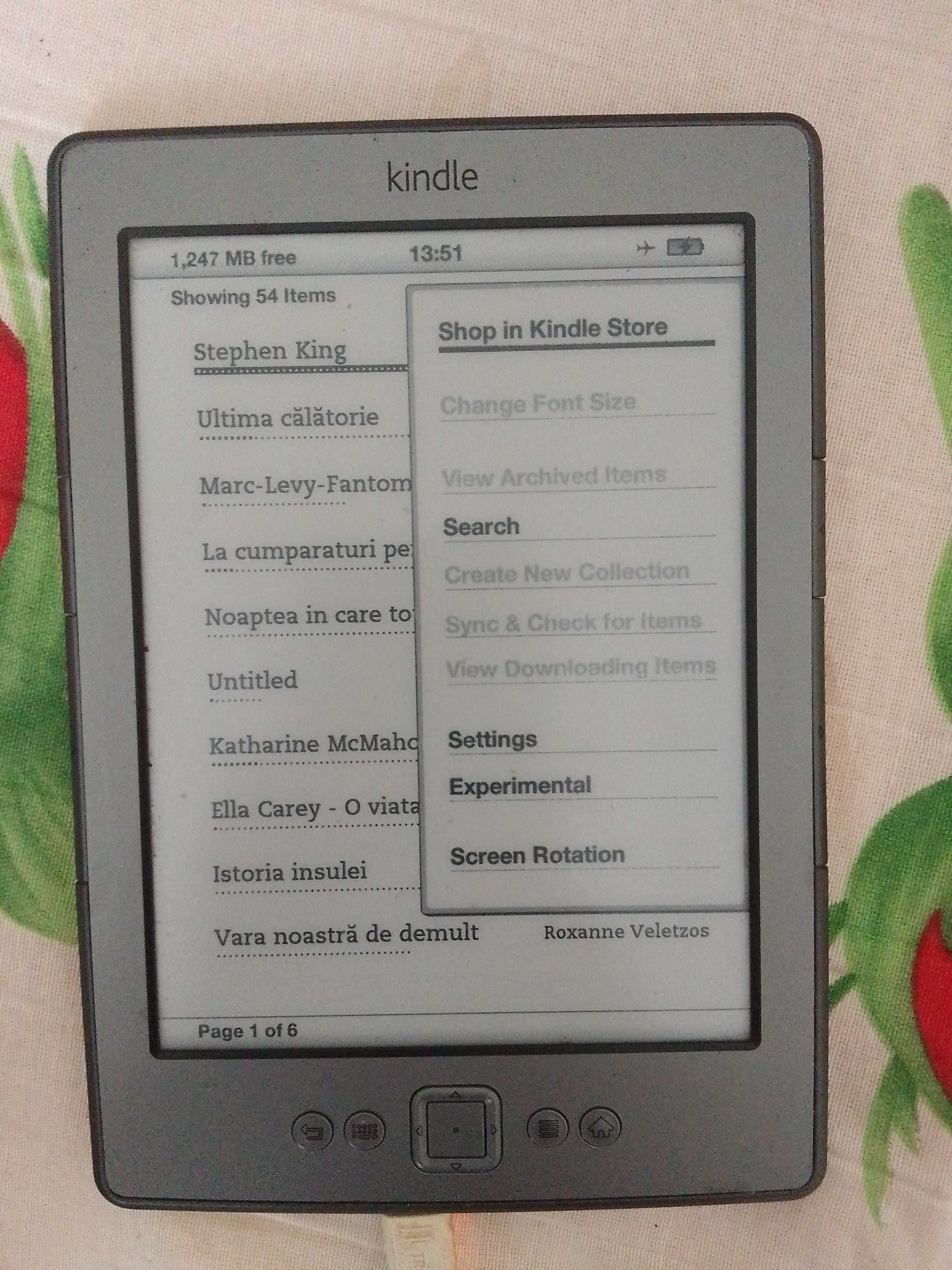 Ebook reader Kindle 4 gen ca nou