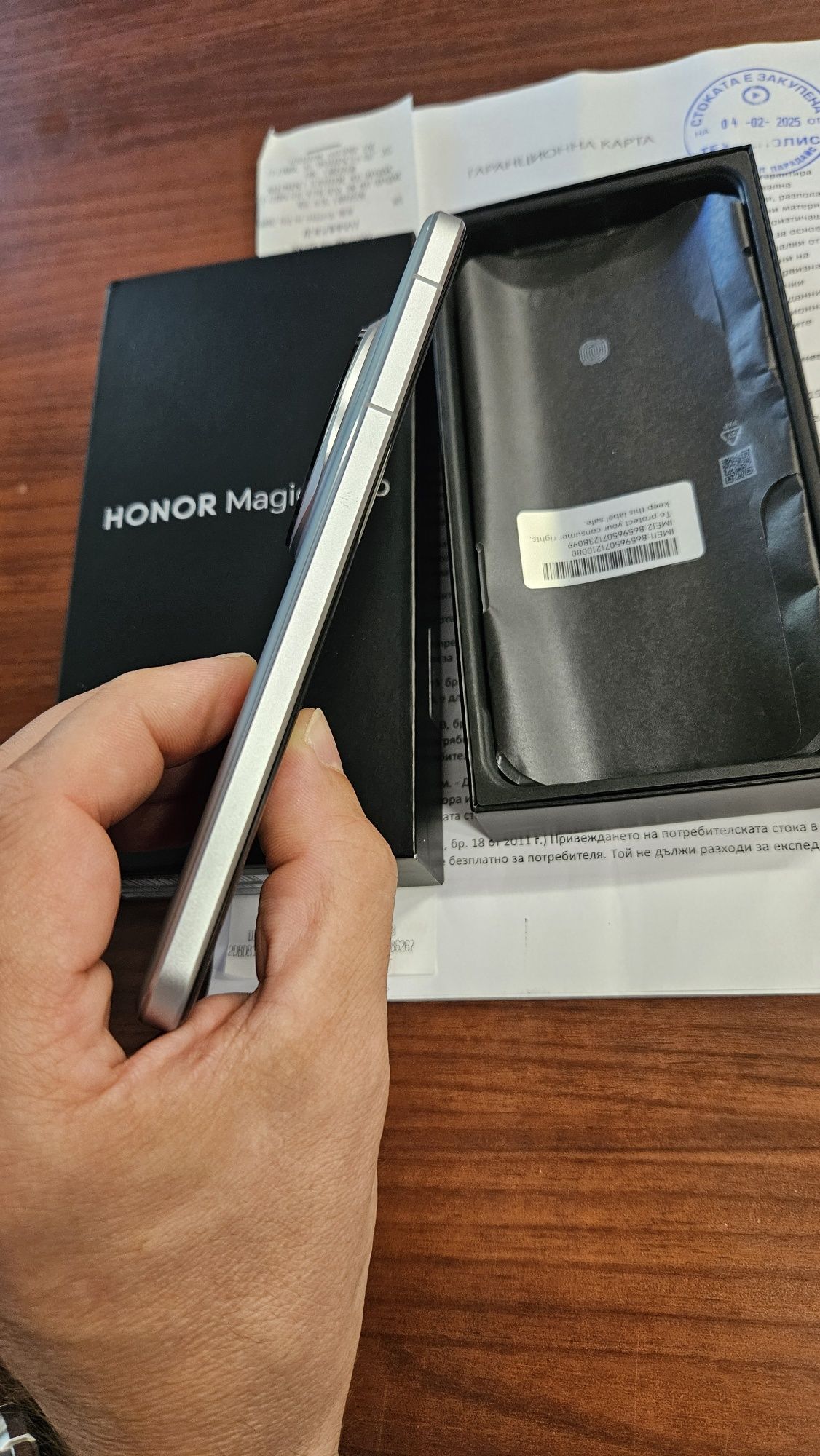 Honor Magic 7 Pro, 12 GB, RAM 512 GB, Lunar Gray-като нов с гаранция