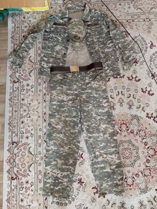 Камуфляж, нвп, военная форма, бушлат, ремень, фляга