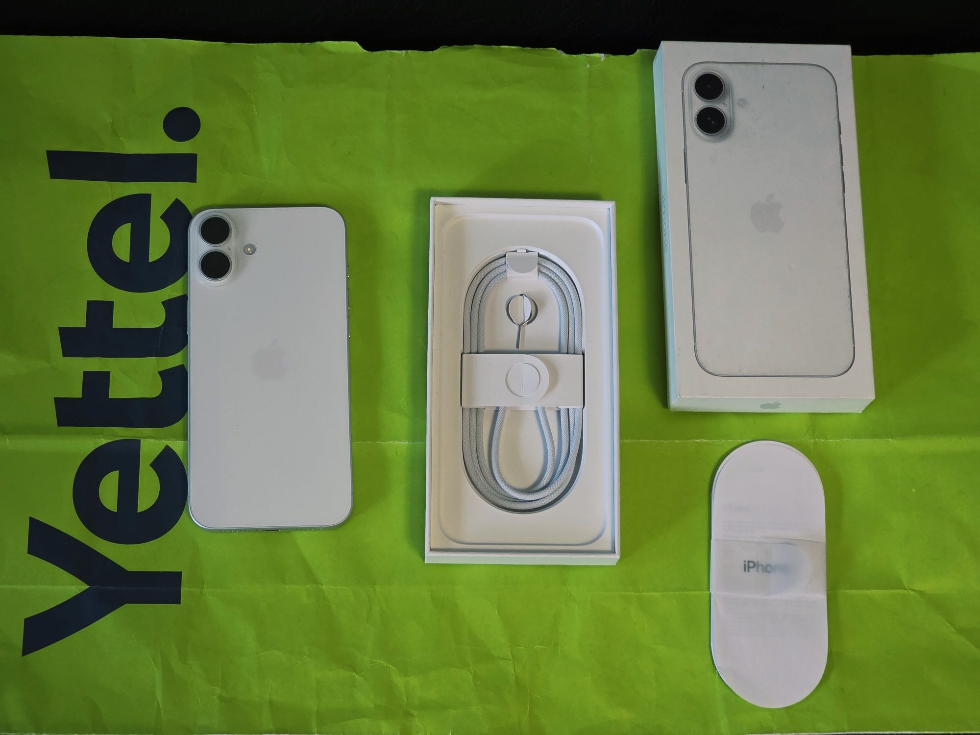 99% 256GB iPhone 16 Plus + Yettel Гаранция 2027г. White / Бял