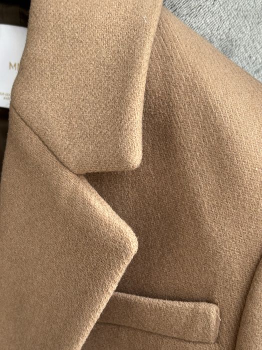 Палто Mango XXS с вълна